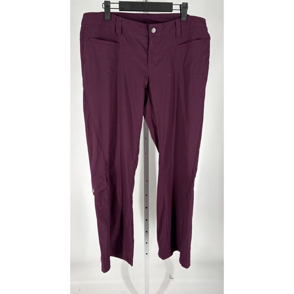 Athleta Dipper Cargo Pants Plum Purple Hiking Travel Performance Pants